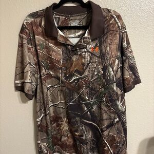 Men's Camouflage Polo Shirt Under Armor Realtree